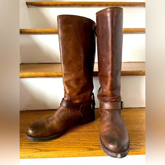 Frye Veronica Boot, Brown, Size 9.5 - Picture 1 of 7